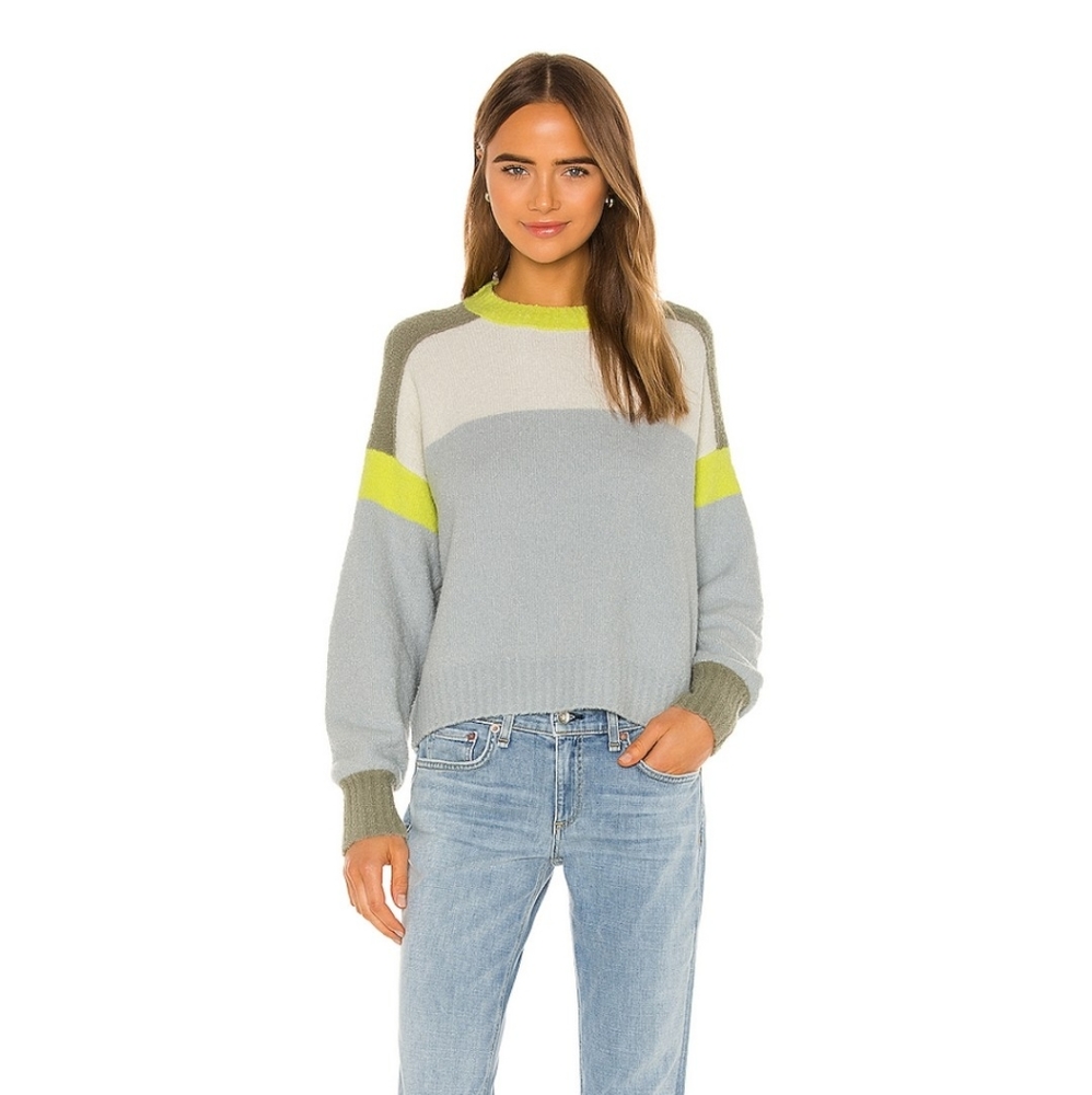 Rag & Bone Lilou Crewneck Sweater Color Block
